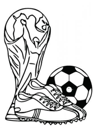 Trophy Symbol Coloring Page - Free Printable Coloring Pages for Kids