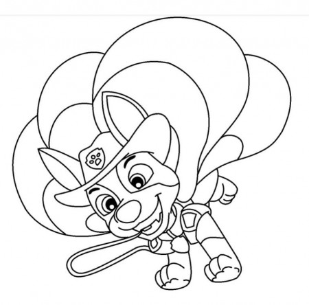 Tracker Paw Patrol Coloring Pages - Free Printable Coloring Pages for Kids