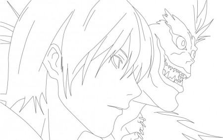 Death Note Coloring Pages | 55 New Pictures Free Printable