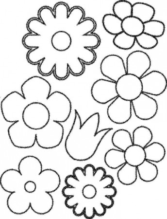 April Showers Bring May Flowers Coloring Pages | Flower coloring pages,  Butterfly coloring page, Printable flower coloring pages