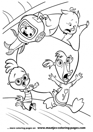 Chicken Little coloring pages