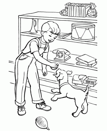 Pets Coloring Pages | Free Printable Pet Coloring Pages Supper ...