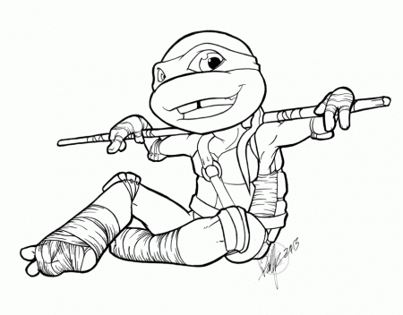 Ninja Turtles Coloring Pages Donatello - High Quality Coloring Pages