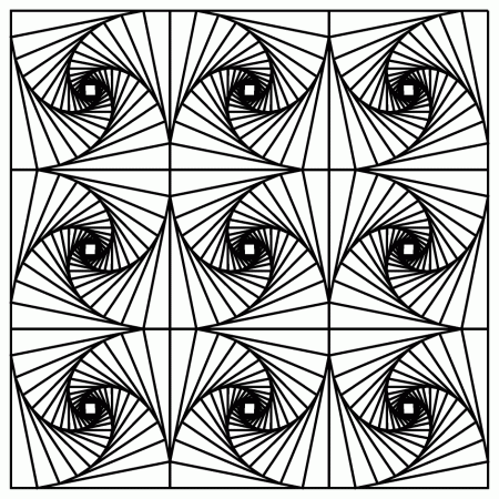 Optical Coloring Page