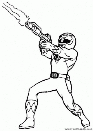 Power Rangers Jungle Fury Coloring Page
