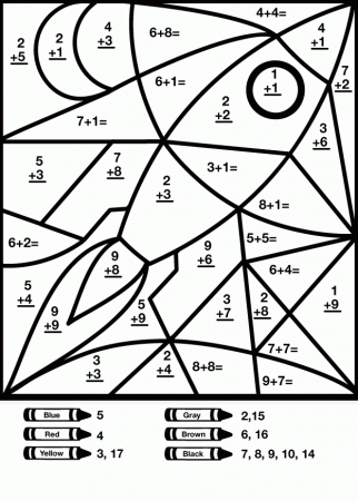 Fun Math Worksheets Coloring Pages - The Largest and Most ...