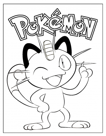 meowth pokemon coloring sheet | Pokemon coloring sheets, Pokemon ...