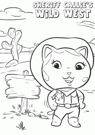 Sheriff Callie Wild West coloring pages | Coloring pages to ...