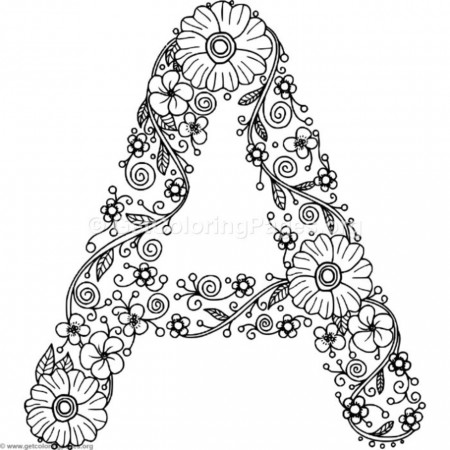 Coloring Pages For The Letter A