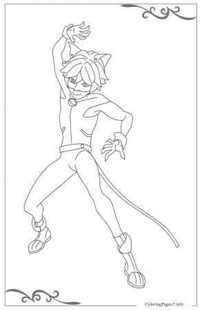 Miraculous Ladybug And Cat Noir Coloring Pages - Coloring Pages 2019