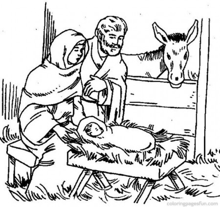 Bible christmas story coloring pages | www.veupropia.org