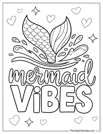 67 Mermaid Coloring Pages (Free PDF Printables)