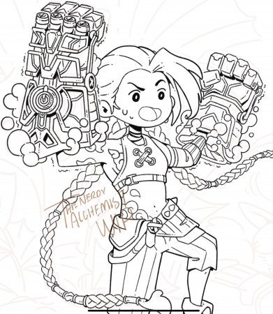 Yummy line art #arcane #lineart https ...