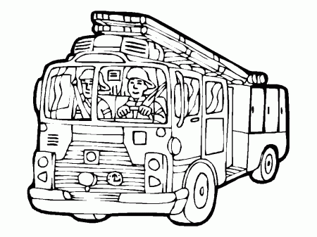 Fire Truck Coloring Pages (20 Pictures) - Colorine.net | 15805