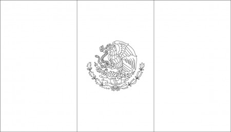 COLORING PAGE MEXICAN FLAG Â« Free Coloring Pages