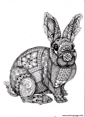Print adults difficult animals Coloring pages