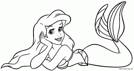 Related Little Mermaid Coloring Pages item-10586, Little Mermaid ...