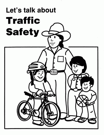 6 Pics of Traffic Safety Coloring Pages - Road Safety Coloring ...