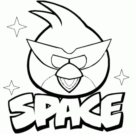 angry birds space coloring pages - Printable Kids Colouring Pages