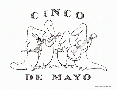 cinco de mayo coloring pages - Free Large Images