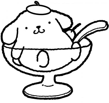Adorable Pompompurin Coloring Pages - Pompompurin Coloring Pages - Coloring  Pages For Kids And Adults