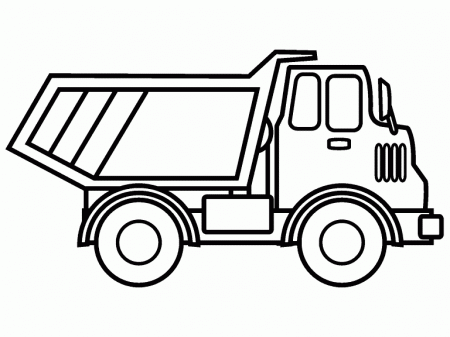 Free Coloring Page 29 Apr 2023 Dump Truck