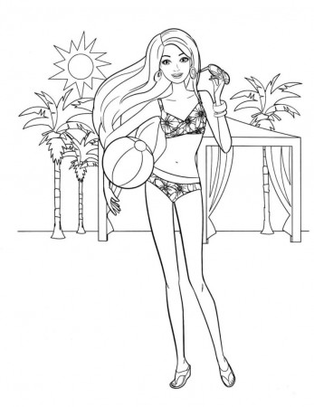 Barbie coloring pages. Print for girls | WONDER DAY — Coloring pages for  children and adults