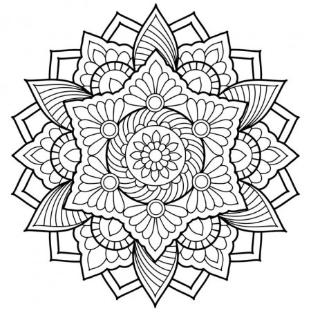 Mandala Coloring Pages | Mandala coloring books, Abstract coloring pages, Mandala  coloring pages