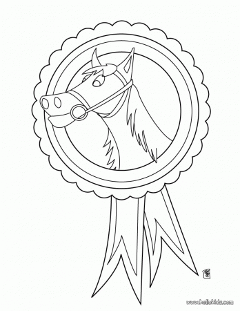 HORSE coloring pages - Kawaii horse