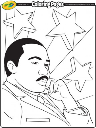 Martin Luther King, Jr. Coloring Page | crayola.com