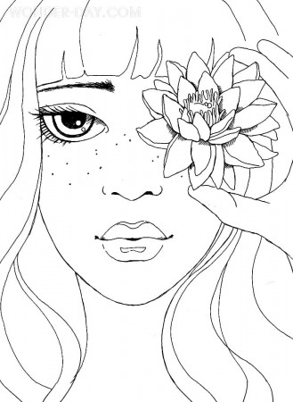 Beautiful coloring pages for girls | Printable coloring pages