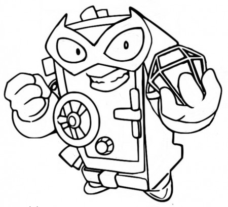 Coloring page Superzings : Lock Down 6