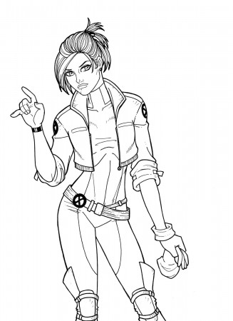 rogue is back by JamieFayX on DeviantArt | Coloring pages, Marvel coloring,  X men