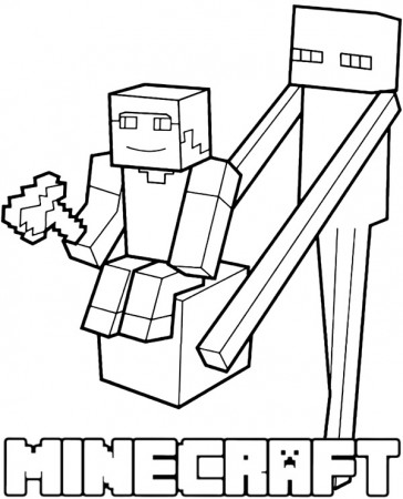 Printable coloring page Minecraft - Topcoloringpages.net