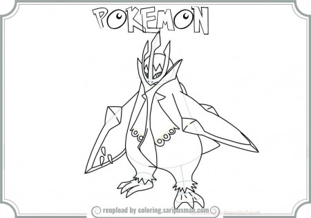 Pokemon Coloring Pages Empoleon | Printable Coloring Pages
