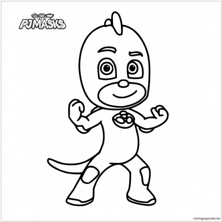 PJ Masks Gekko Coloring Pages - PJ ...coloringpagesonly.com