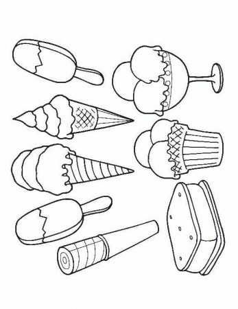 Free Printable Ice Cream Coloring Pages For Kids