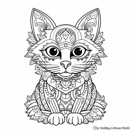 Cat Book Coloring Pages - Free & Printable!