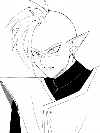 Zamasu coloring pages