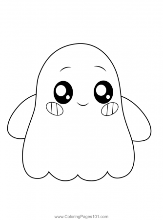 Ghosty Lankybox Coloring Page