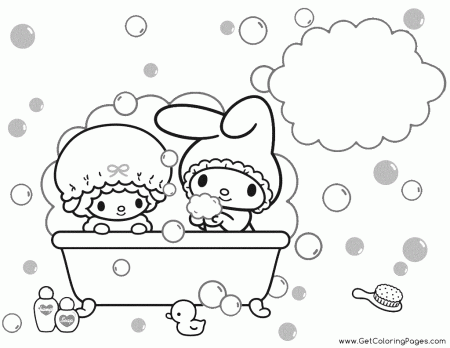 Sanrio My Melody Coloring Pages - Get ...