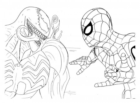 Venom, Carnage coloring page