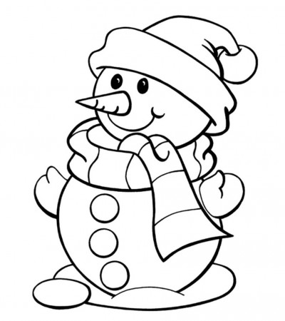 Free Printable Snowman Coloring Pages ...