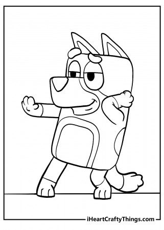 All New Bluey Coloring Pages 2024 (100 ...