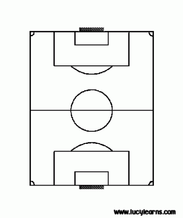 soccer field coloring pages - Clip Art Library