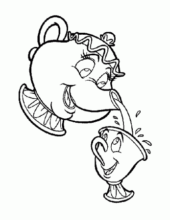 mrs potts and chip drawings - Clip Art Library