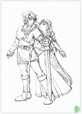 coloring pages zelda breath of the wild - Clip Art Library
