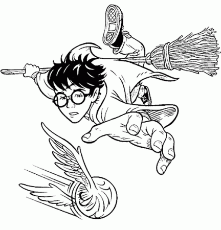 Drawing Harry Potter #69581 (Movies) – Printable coloring pages