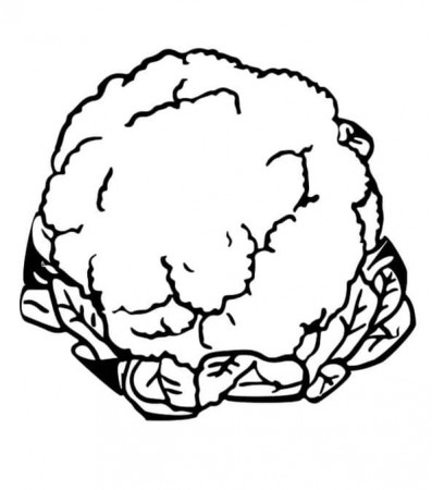 Cauliflower Coloring Pages - Free Printable Coloring Pages for Kids