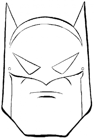 Batman Mask Coloring Page : Coloring Sky | Desenho batman, Mascaras para  colorir, Figuras para pintar